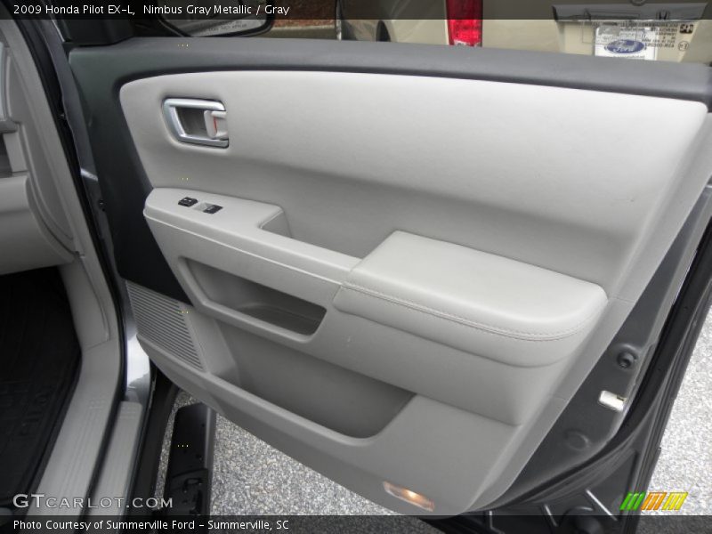 Nimbus Gray Metallic / Gray 2009 Honda Pilot EX-L