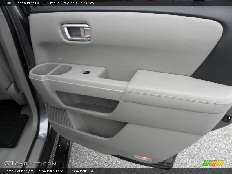 Nimbus Gray Metallic / Gray 2009 Honda Pilot EX-L