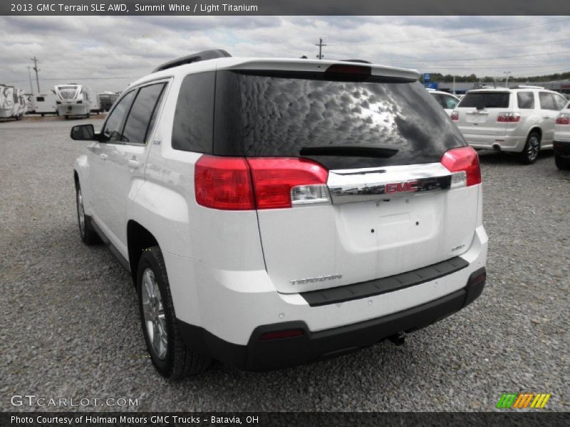 Summit White / Light Titanium 2013 GMC Terrain SLE AWD