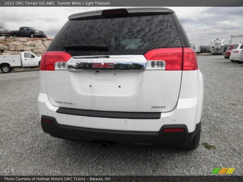 Summit White / Light Titanium 2013 GMC Terrain SLE AWD