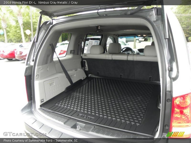 Nimbus Gray Metallic / Gray 2009 Honda Pilot EX-L