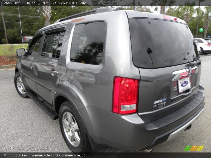 Nimbus Gray Metallic / Gray 2009 Honda Pilot EX-L