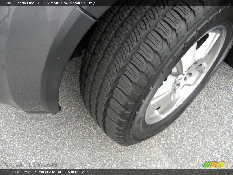 Nimbus Gray Metallic / Gray 2009 Honda Pilot EX-L