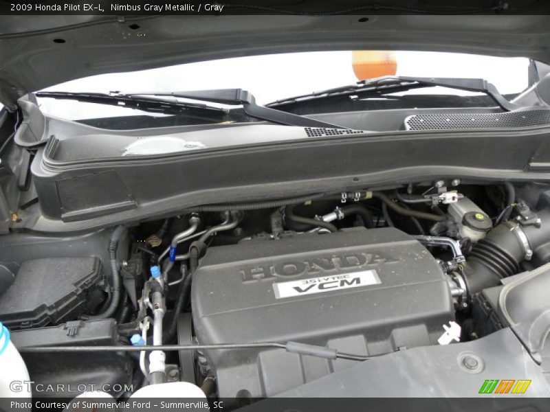 Nimbus Gray Metallic / Gray 2009 Honda Pilot EX-L