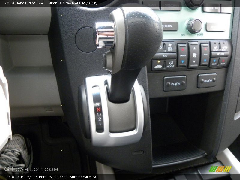 Nimbus Gray Metallic / Gray 2009 Honda Pilot EX-L