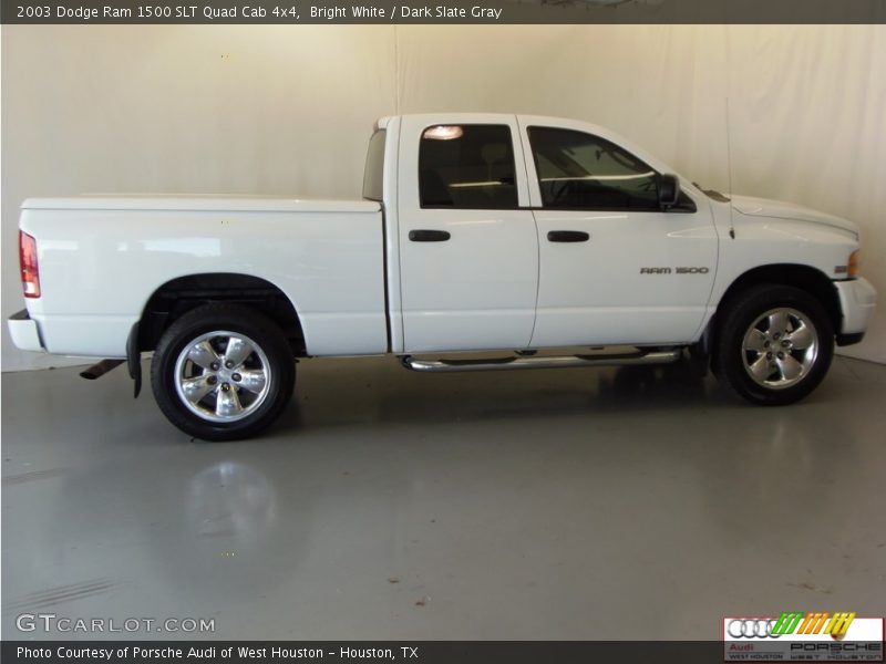 Bright White / Dark Slate Gray 2003 Dodge Ram 1500 SLT Quad Cab 4x4
