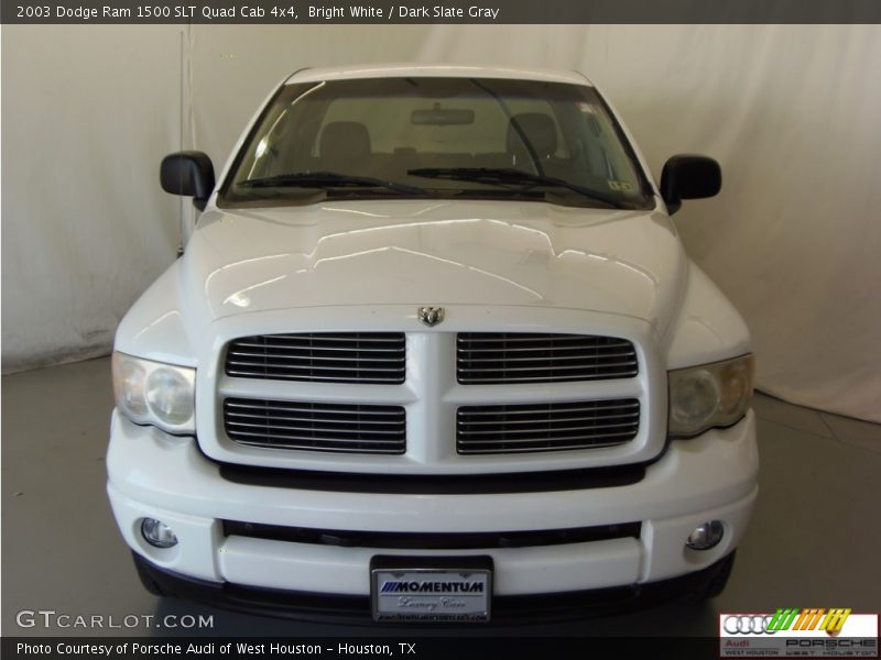 Bright White / Dark Slate Gray 2003 Dodge Ram 1500 SLT Quad Cab 4x4
