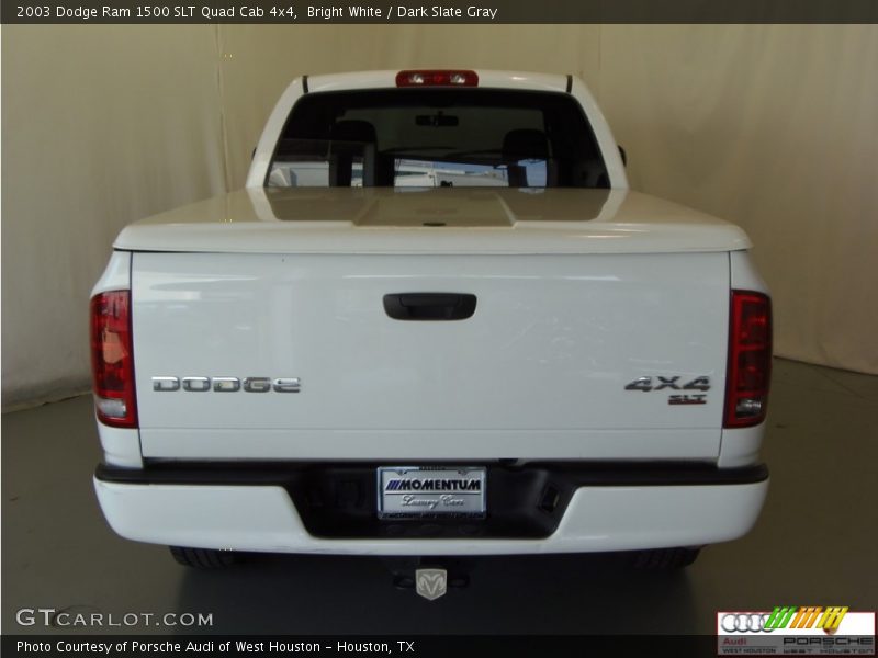 Bright White / Dark Slate Gray 2003 Dodge Ram 1500 SLT Quad Cab 4x4