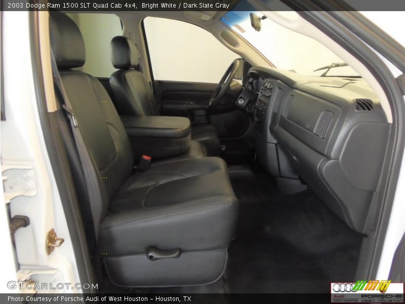 Bright White / Dark Slate Gray 2003 Dodge Ram 1500 SLT Quad Cab 4x4