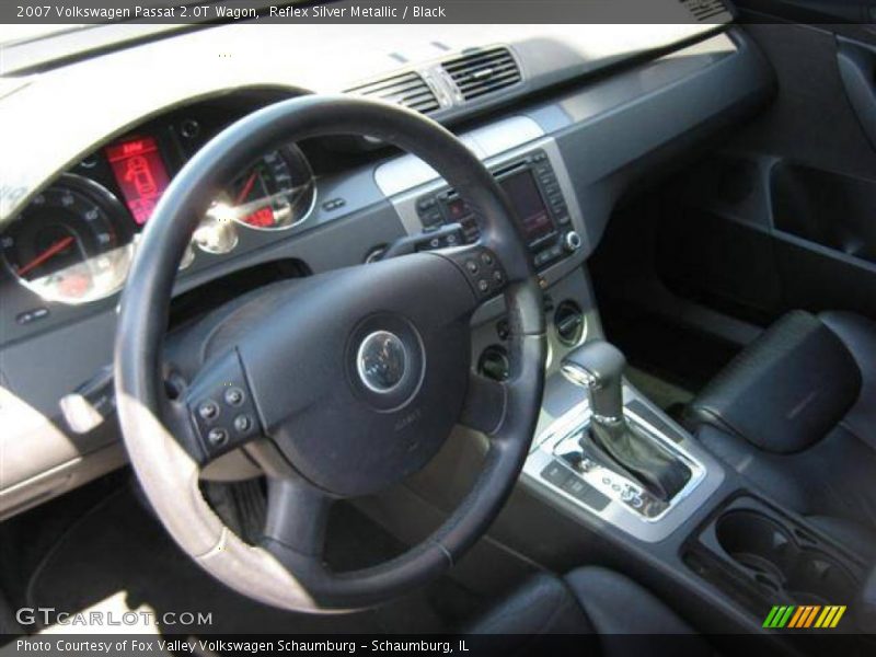 Reflex Silver Metallic / Black 2007 Volkswagen Passat 2.0T Wagon