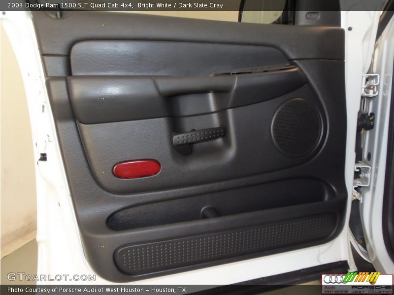 Bright White / Dark Slate Gray 2003 Dodge Ram 1500 SLT Quad Cab 4x4