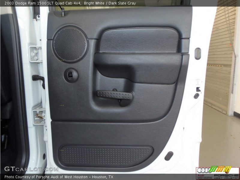 Bright White / Dark Slate Gray 2003 Dodge Ram 1500 SLT Quad Cab 4x4