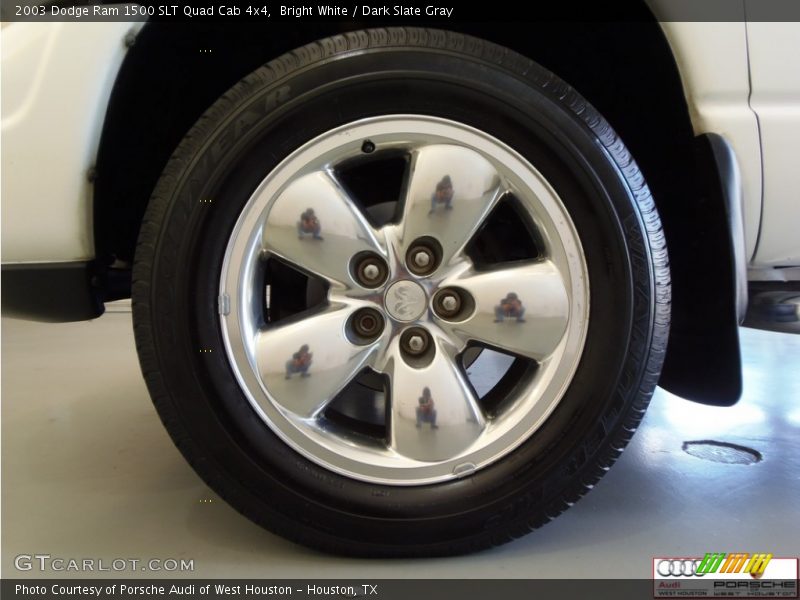 Bright White / Dark Slate Gray 2003 Dodge Ram 1500 SLT Quad Cab 4x4