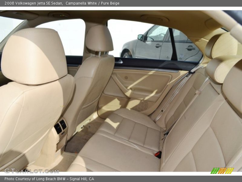 Campanella White / Pure Beige 2008 Volkswagen Jetta SE Sedan
