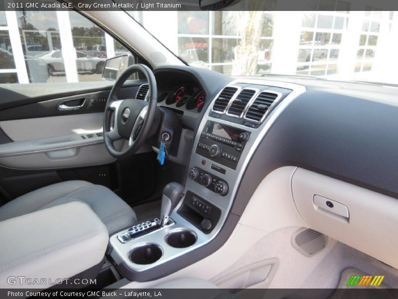 Gray Green Metallic / Light Titanium 2011 GMC Acadia SLE