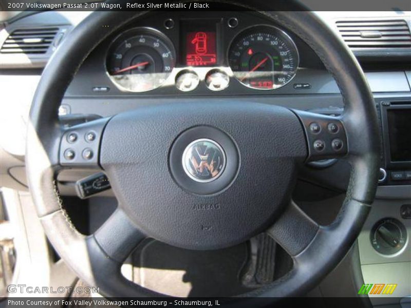 Reflex Silver Metallic / Black 2007 Volkswagen Passat 2.0T Wagon