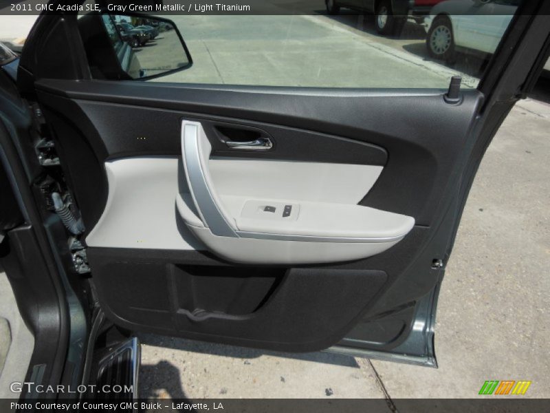 Gray Green Metallic / Light Titanium 2011 GMC Acadia SLE