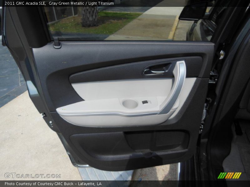 Gray Green Metallic / Light Titanium 2011 GMC Acadia SLE