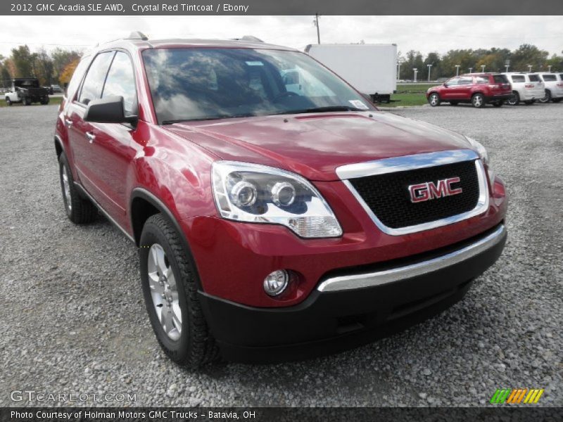 Crystal Red Tintcoat / Ebony 2012 GMC Acadia SLE AWD