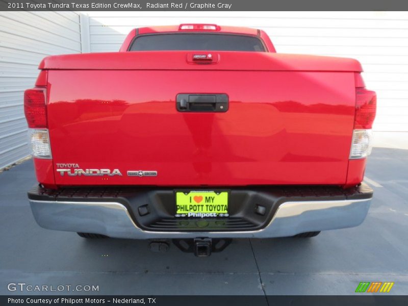 Radiant Red / Graphite Gray 2011 Toyota Tundra Texas Edition CrewMax
