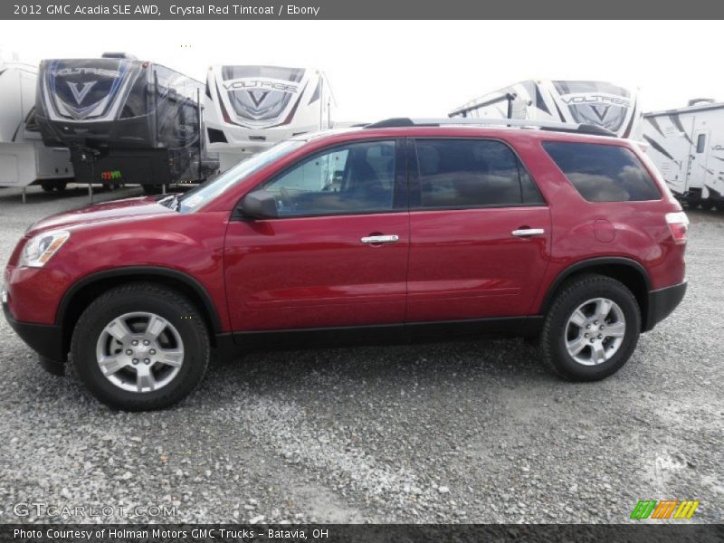 Crystal Red Tintcoat / Ebony 2012 GMC Acadia SLE AWD