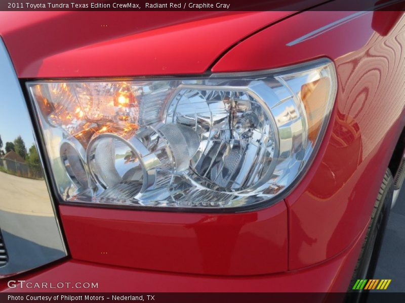 Radiant Red / Graphite Gray 2011 Toyota Tundra Texas Edition CrewMax