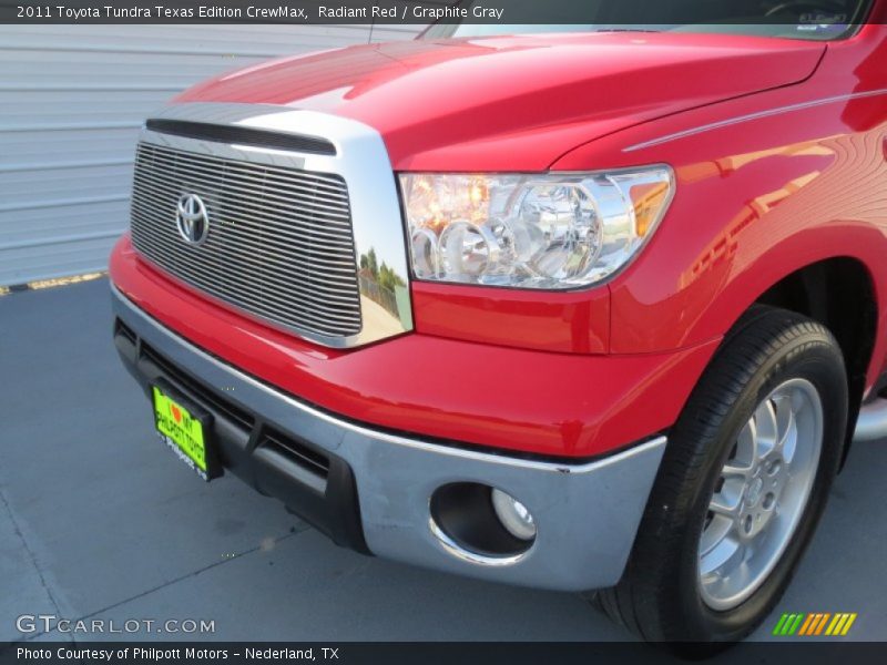 Radiant Red / Graphite Gray 2011 Toyota Tundra Texas Edition CrewMax