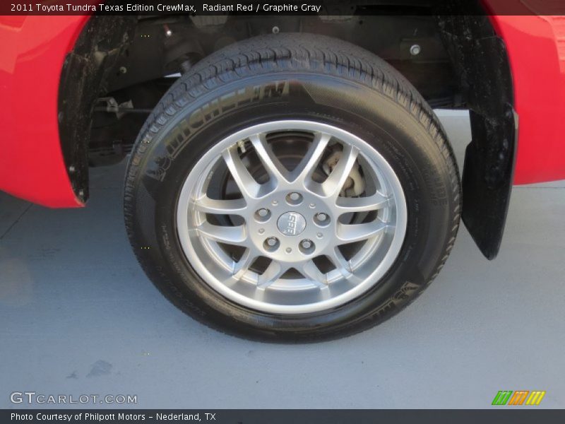 Radiant Red / Graphite Gray 2011 Toyota Tundra Texas Edition CrewMax