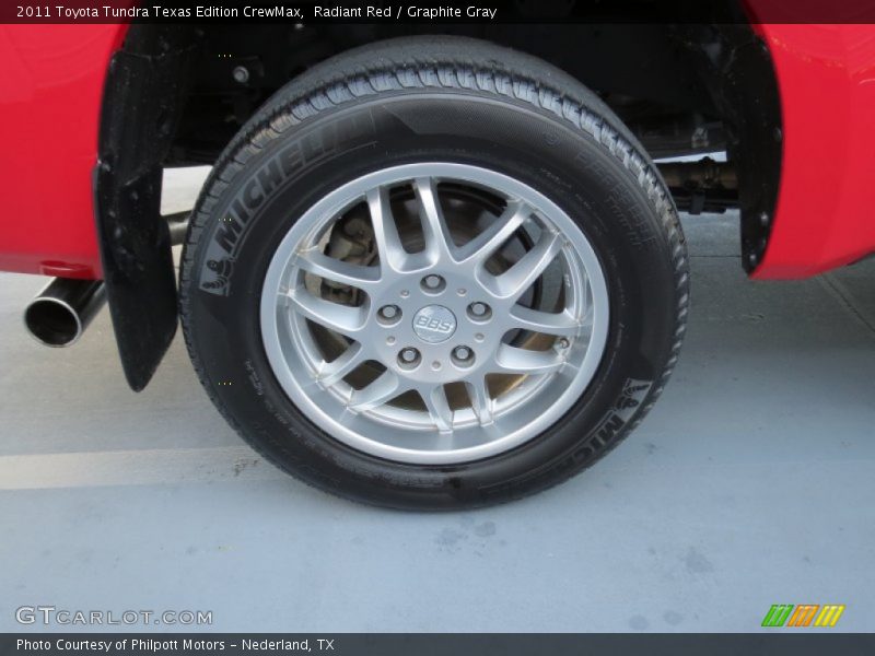 Radiant Red / Graphite Gray 2011 Toyota Tundra Texas Edition CrewMax