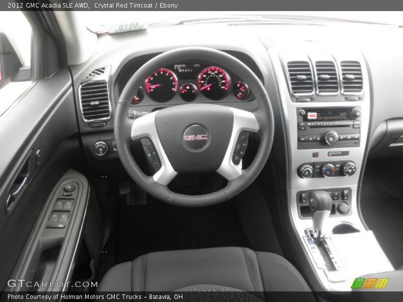 Crystal Red Tintcoat / Ebony 2012 GMC Acadia SLE AWD