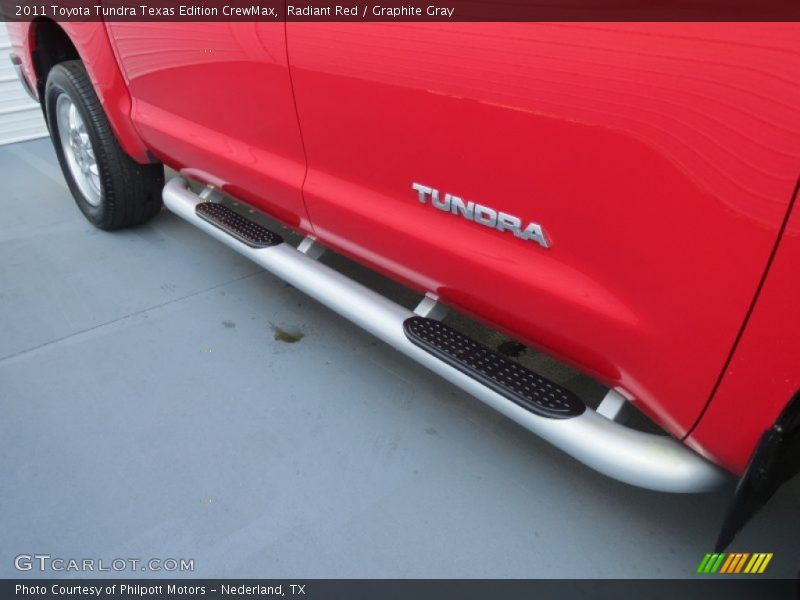 Radiant Red / Graphite Gray 2011 Toyota Tundra Texas Edition CrewMax
