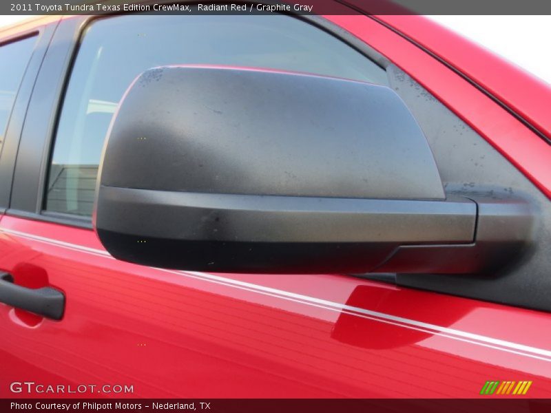 Radiant Red / Graphite Gray 2011 Toyota Tundra Texas Edition CrewMax