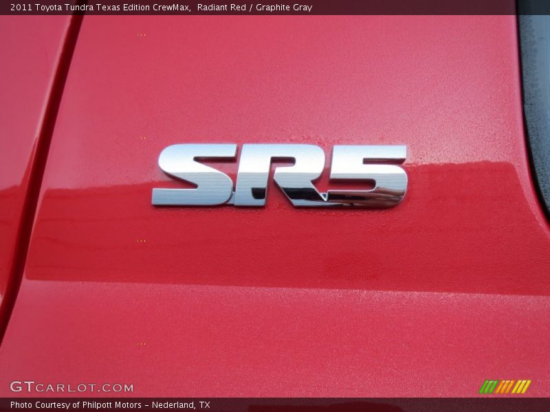 Radiant Red / Graphite Gray 2011 Toyota Tundra Texas Edition CrewMax