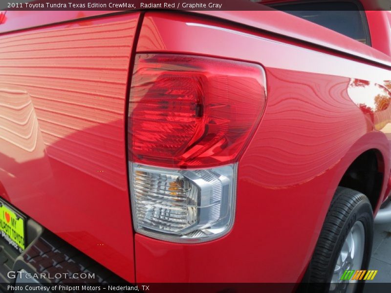 Radiant Red / Graphite Gray 2011 Toyota Tundra Texas Edition CrewMax