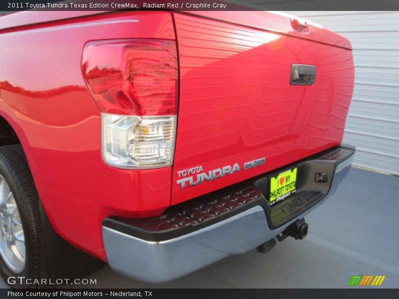 Radiant Red / Graphite Gray 2011 Toyota Tundra Texas Edition CrewMax