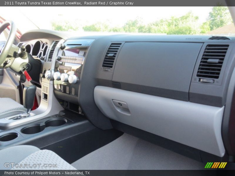 Radiant Red / Graphite Gray 2011 Toyota Tundra Texas Edition CrewMax