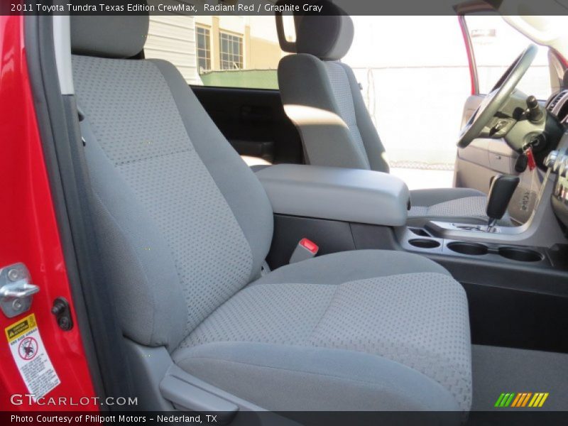 Radiant Red / Graphite Gray 2011 Toyota Tundra Texas Edition CrewMax
