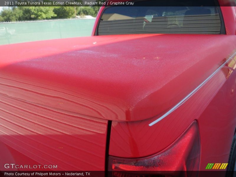 Radiant Red / Graphite Gray 2011 Toyota Tundra Texas Edition CrewMax