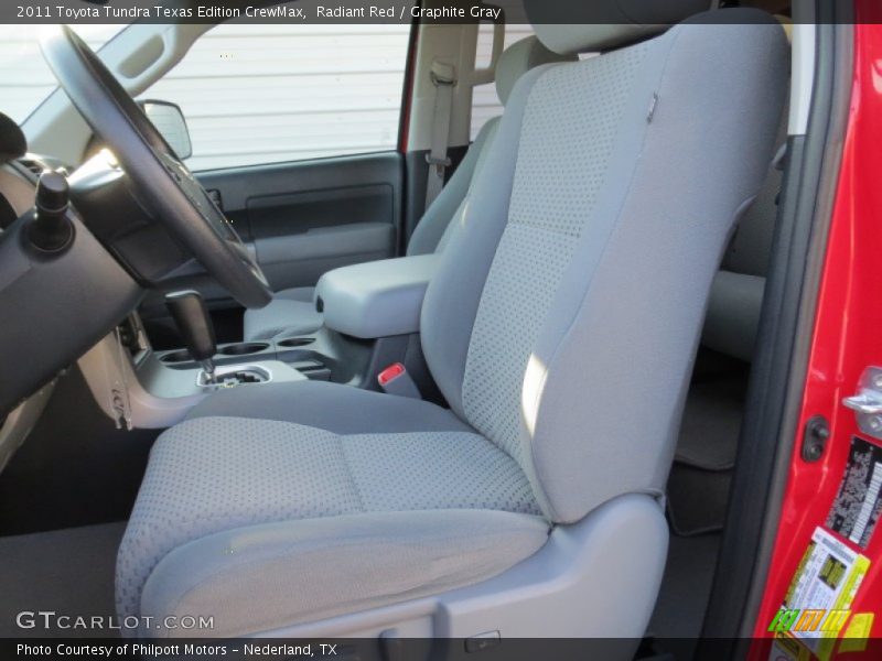 Radiant Red / Graphite Gray 2011 Toyota Tundra Texas Edition CrewMax