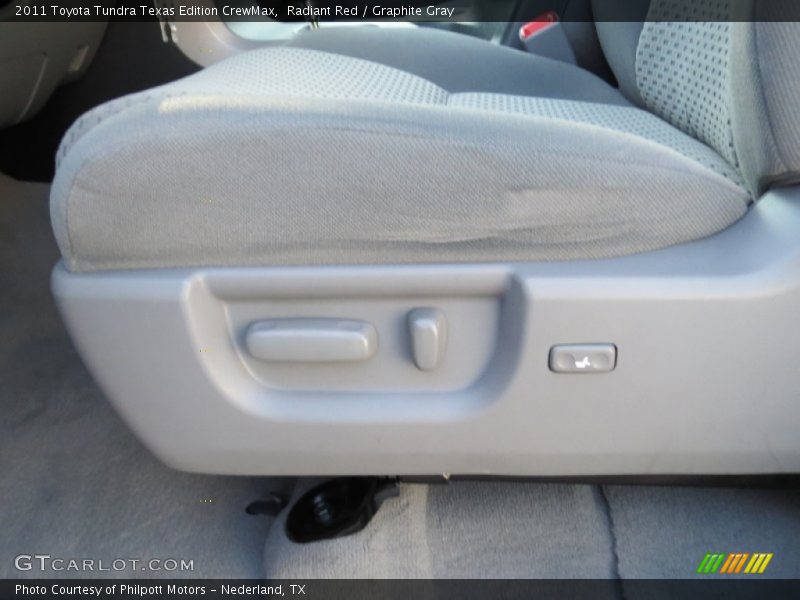 Radiant Red / Graphite Gray 2011 Toyota Tundra Texas Edition CrewMax