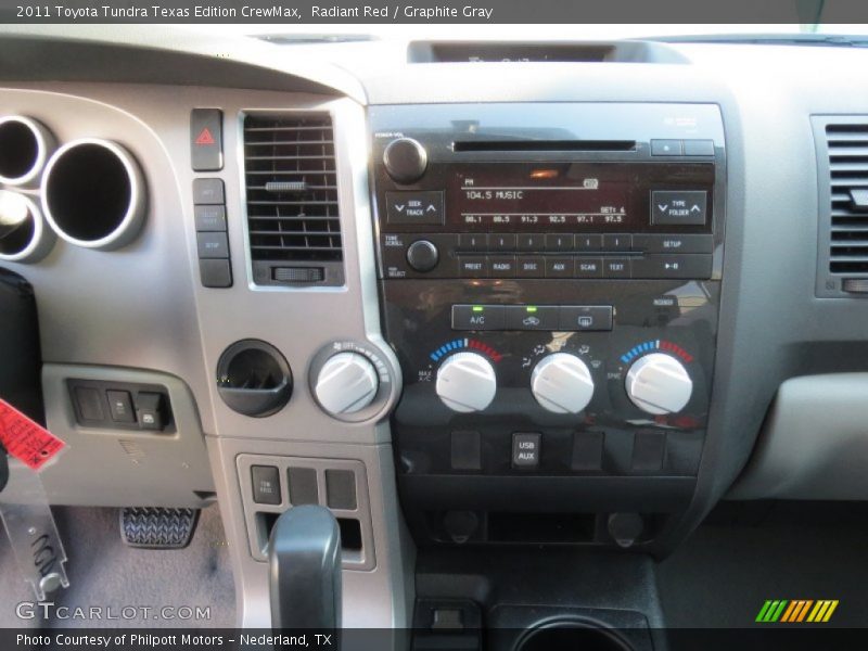 Radiant Red / Graphite Gray 2011 Toyota Tundra Texas Edition CrewMax