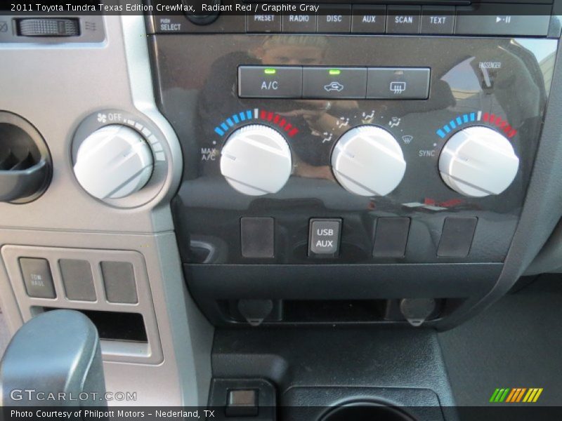 Radiant Red / Graphite Gray 2011 Toyota Tundra Texas Edition CrewMax