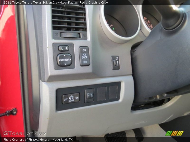 Radiant Red / Graphite Gray 2011 Toyota Tundra Texas Edition CrewMax