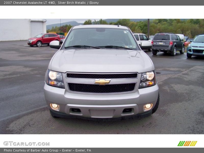 Silver Birch Metallic / Ebony 2007 Chevrolet Avalanche LT 4WD