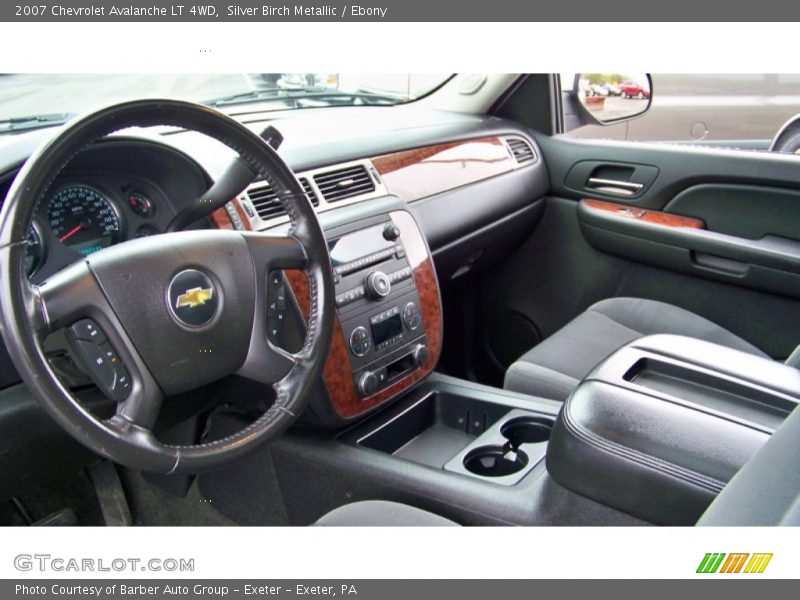 Silver Birch Metallic / Ebony 2007 Chevrolet Avalanche LT 4WD