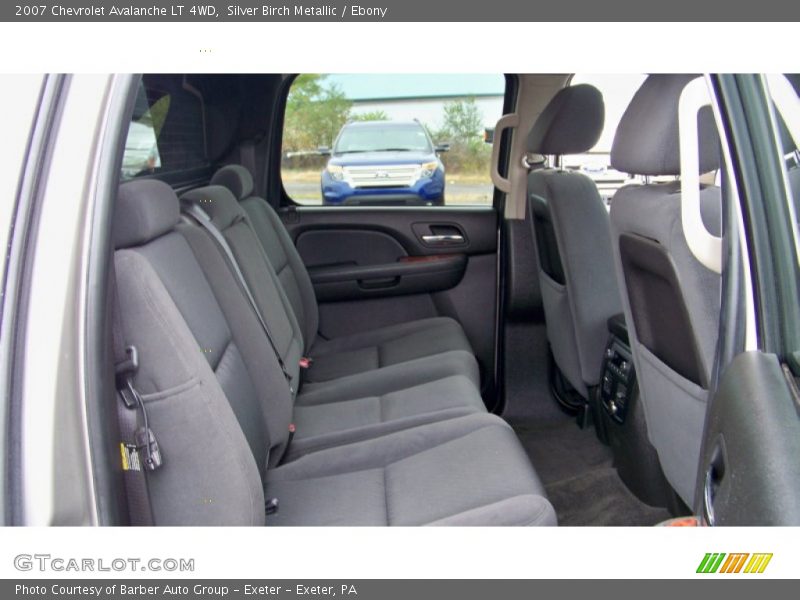 Rear Seat of 2007 Avalanche LT 4WD