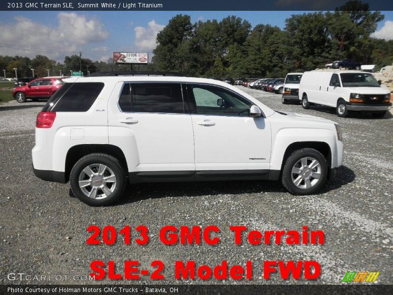 Summit White / Light Titanium 2013 GMC Terrain SLE