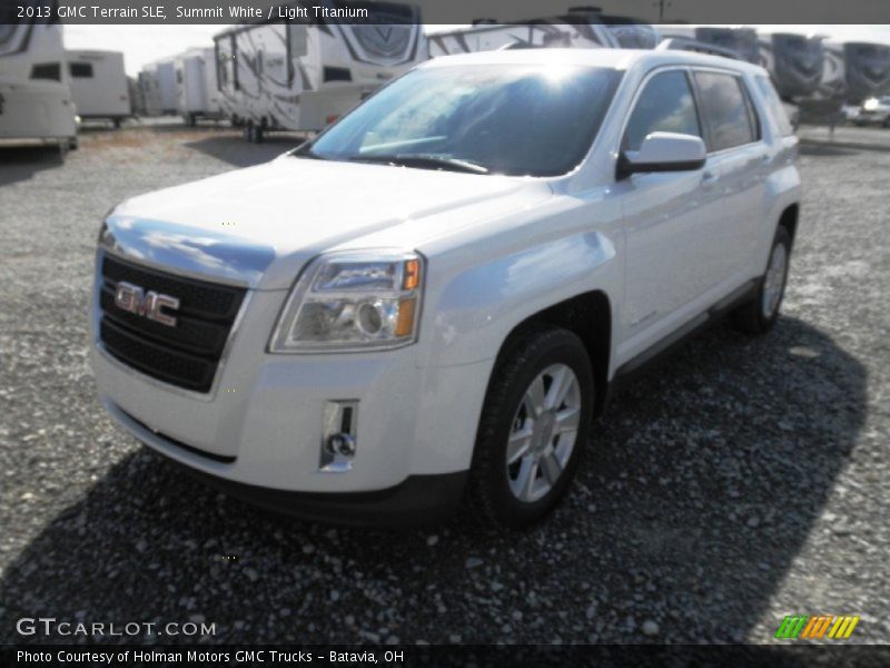 Summit White / Light Titanium 2013 GMC Terrain SLE