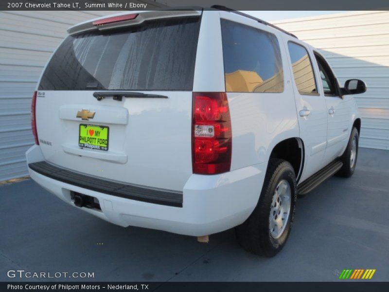 Summit White / Ebony 2007 Chevrolet Tahoe LT