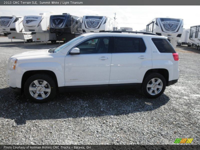 Summit White / Light Titanium 2013 GMC Terrain SLE